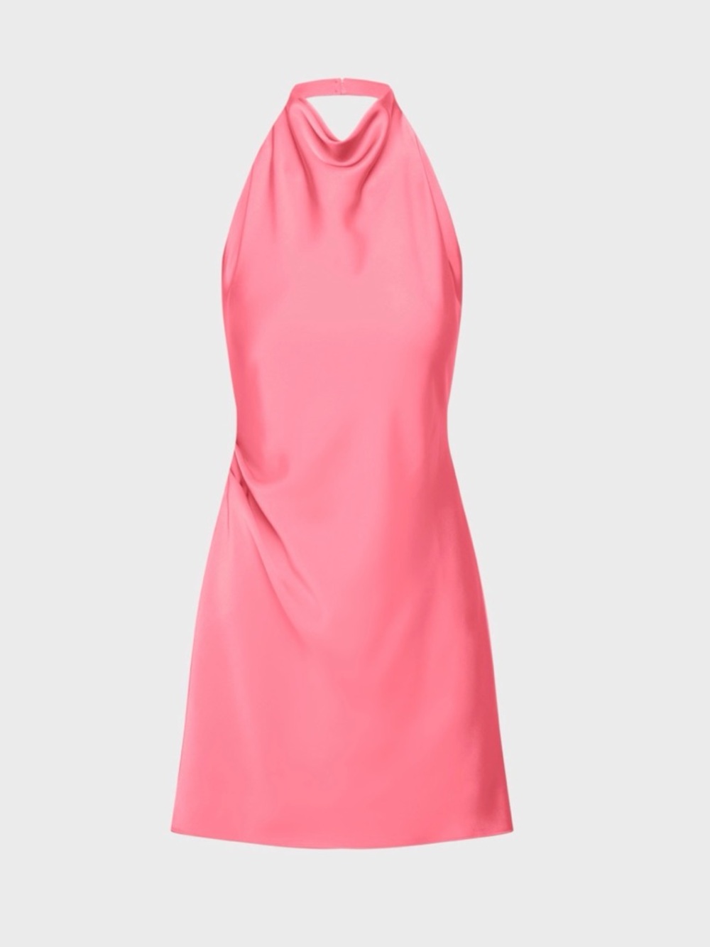 Aritzia Audience Satin Mini Dress - Dreamhouse Pink